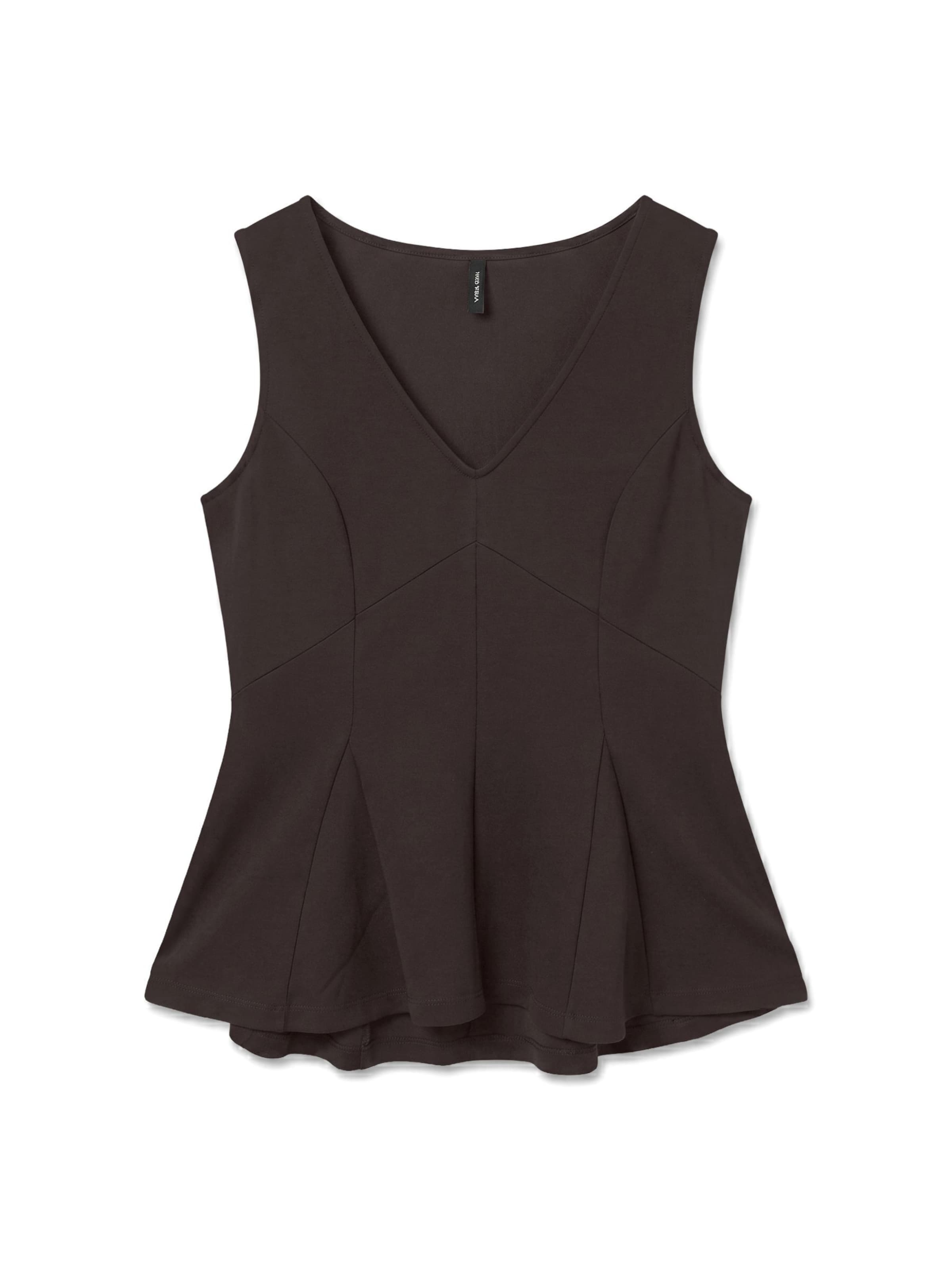 VERO MODA Top 'VMSmilla' in Bruin: voorkant
