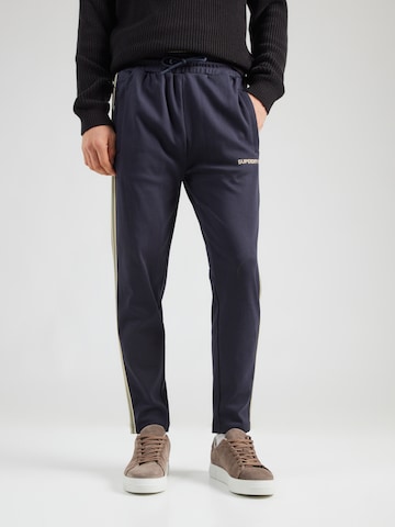 Superdry Tapered Hose 'Tech Cult' in Blau: Vorderseite