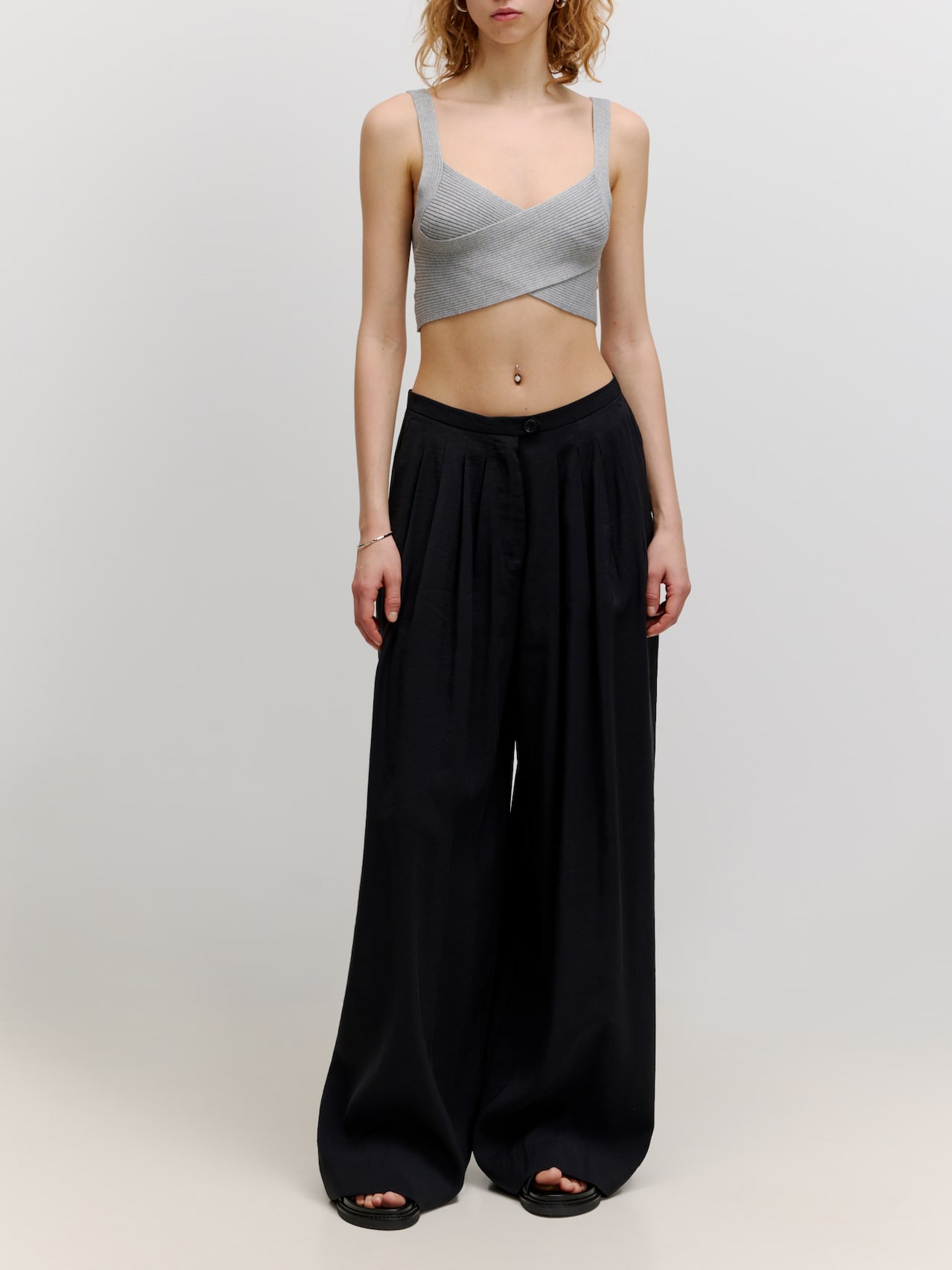 EDITED Producten Top 'Rasmine' Grijs