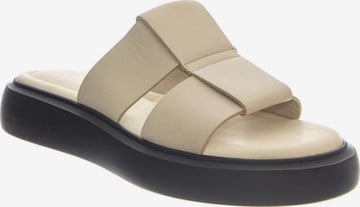 Zoccoletto 'BLENDA OFF WHITE GOAT LEATHER' di Vagabond in beige: frontale