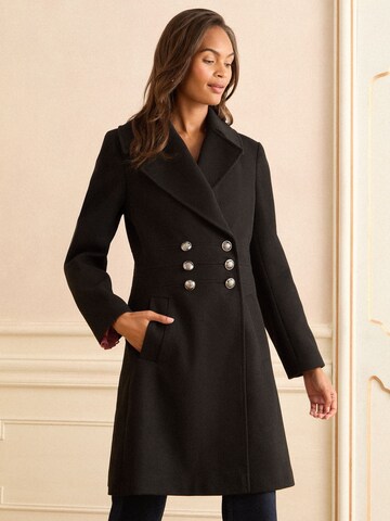 love & roses Between-Seasons Coat in Black
