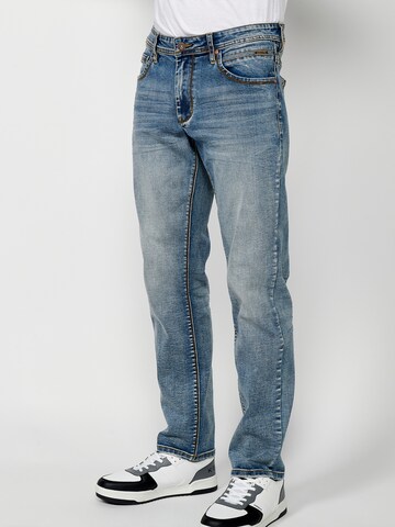 KOROSHI Regular Jeans in Blau