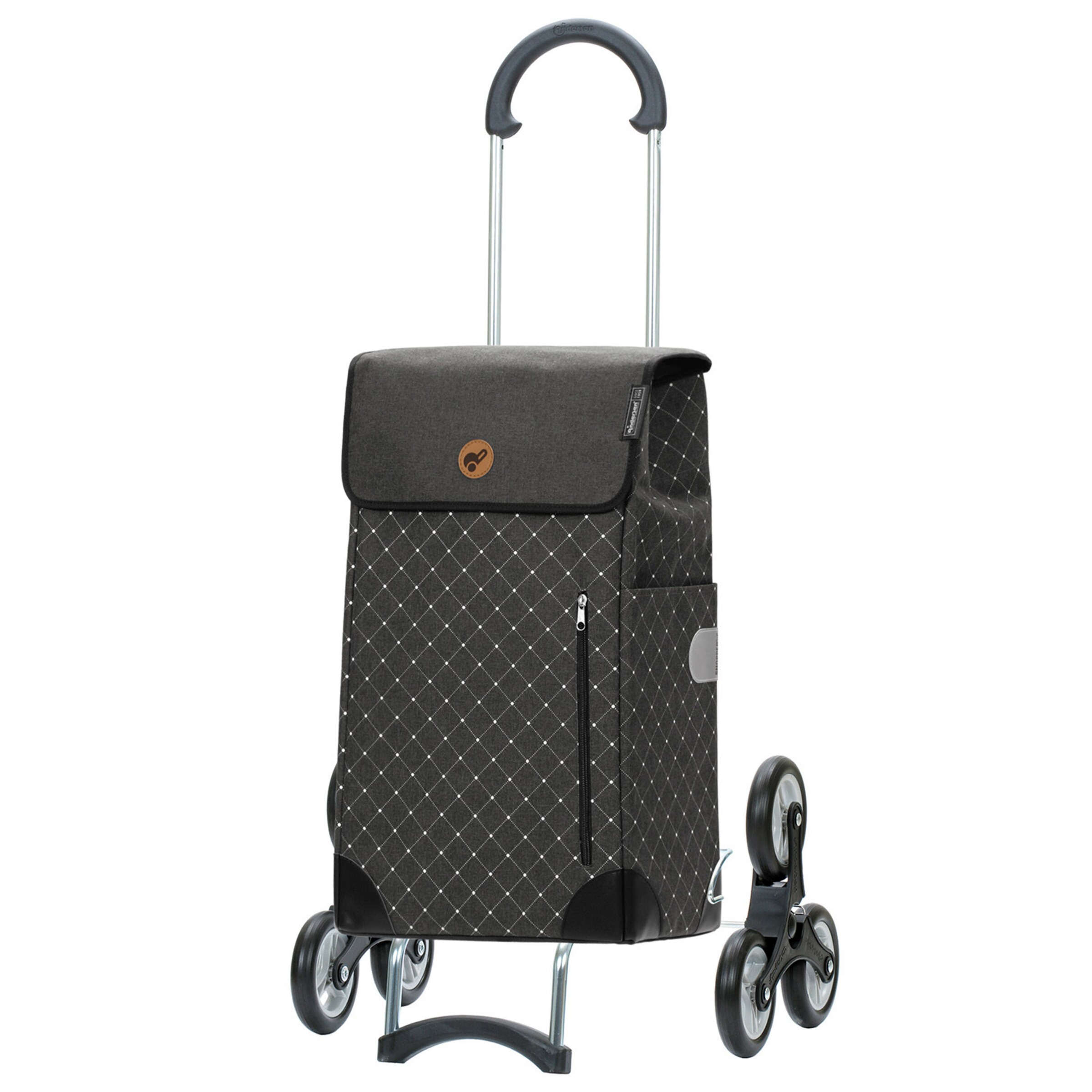 Andersen Shopper Trolley 'Sofia' in Grijs: voorkant