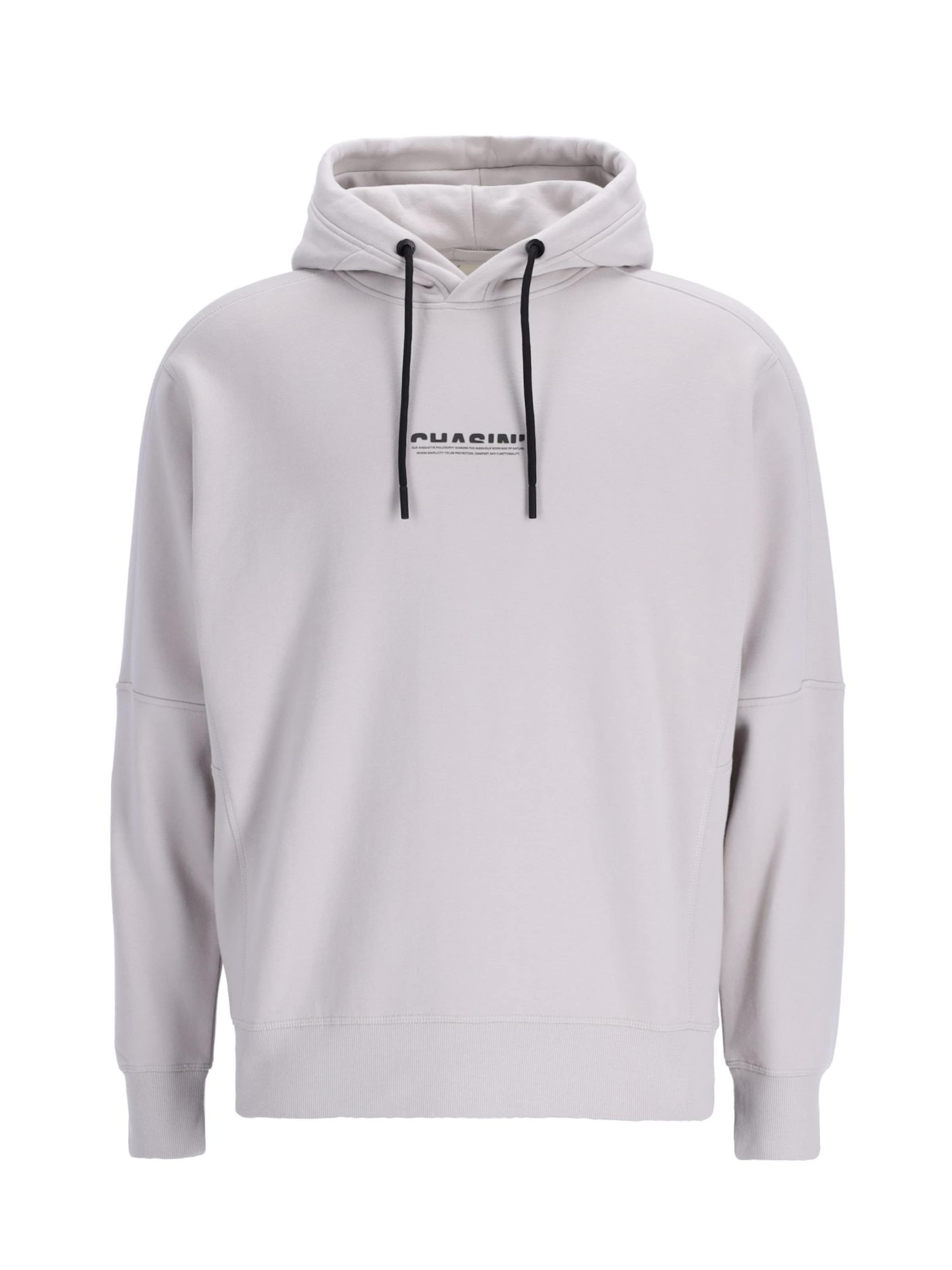 CHASIN' Sweatshirt 'Ido Hood' in Grey: front