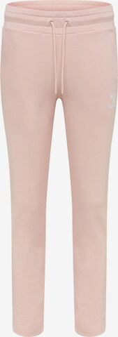 Hummel Slim fit Workout Pants 'NONI 2.0' in Pink: front