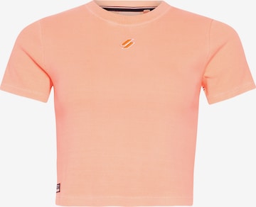 Superdry Shirt in Oranje: voorkant