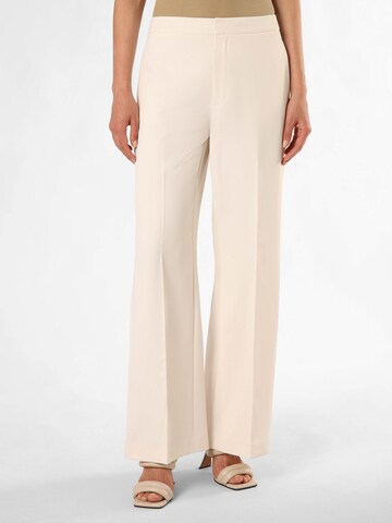 Pantaloni con piega frontale di MOS MOSH in beige: frontale