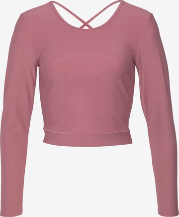 LASCANA ACTIVE Performance shirt in Pink: front