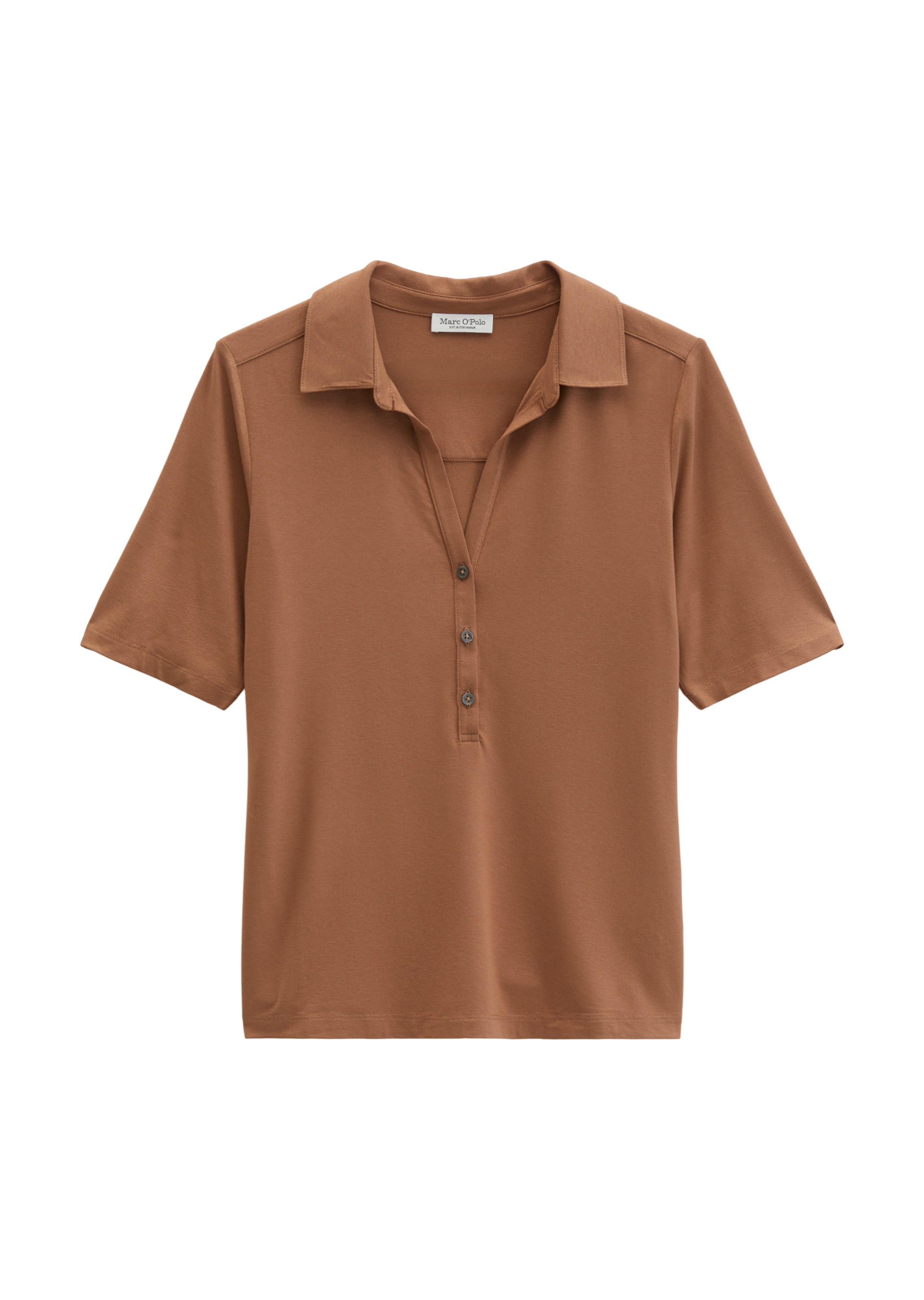 Marc O'Polo Shirt in Brown: front