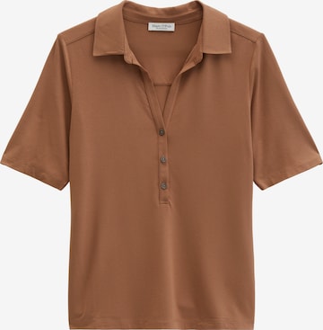 T-shirt Marc O'Polo en marron : devant
