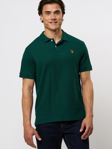 U.S. POLO ASSN. Regular Fit Bluser & t-shirts 'Alfred' i grøn: forside