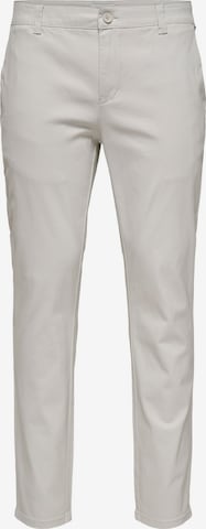 Pantalon chino 'ONSMark' Only & Sons en gris : devant