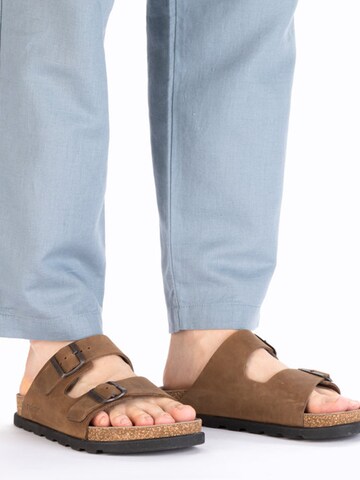 Rieker Mule in Brown