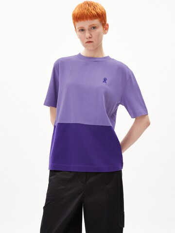 ARMEDANGELS Shirt 'Tajaa Patche' in Lila: Vorderseite