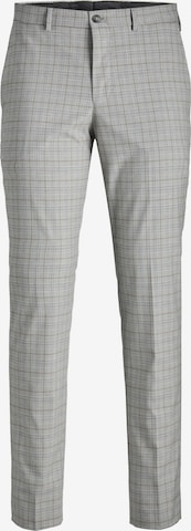 Coupe slim Pantalon à plis 'Solaris' JACK & JONES en gris : devant