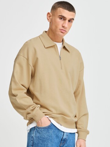 Sweat-shirt ' SDOWNEY ' !Solid en marron