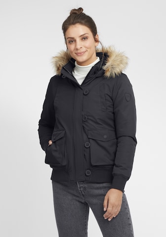 Oxmo Winter Jacket 'Acila' in Black: front