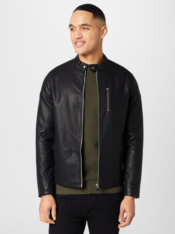 BURTON MENSWEAR LONDON Jacke in Schwarz: predná strana