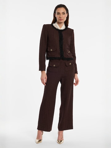 Ana Alcazar Between-season jacket 'Enanoris' in Brown