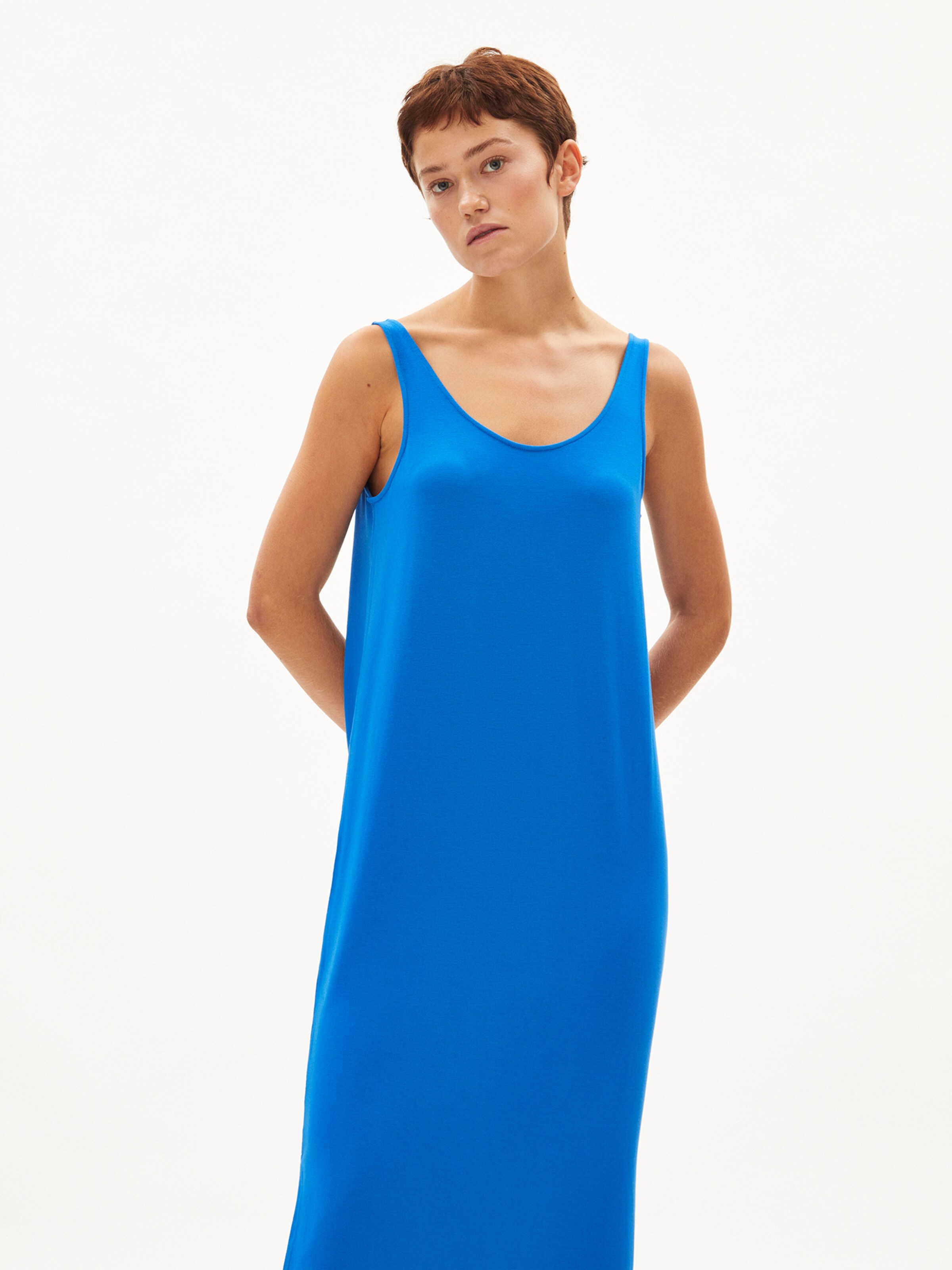 ARMEDANGELS Dress in Blue: front