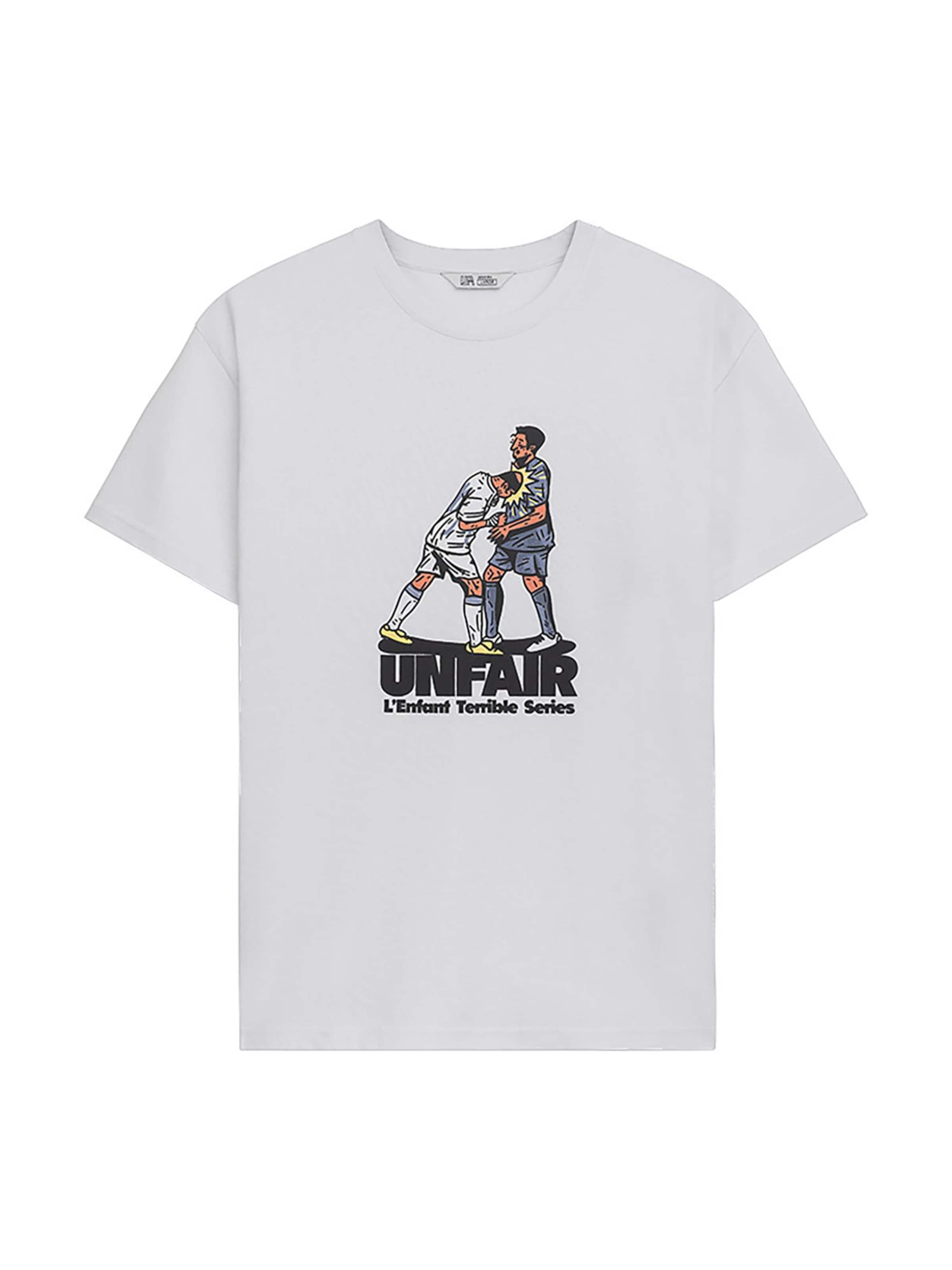 Unfair Athletics Shirt 'Headbutt' in White: front