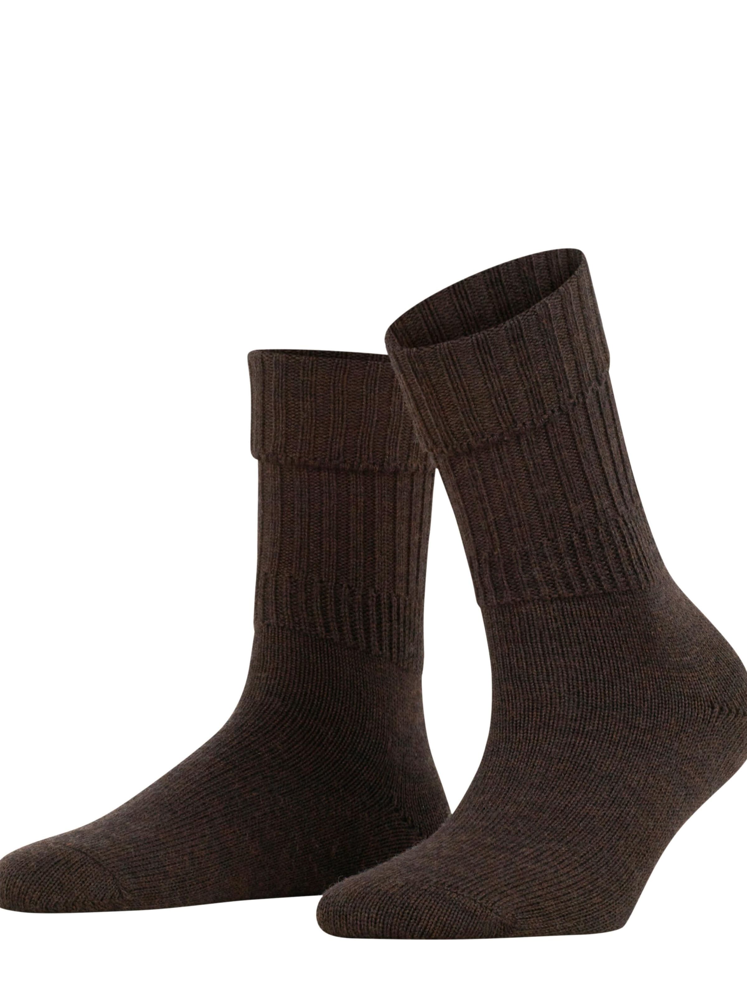 FALKE Socken 'Striggings Rib'‌‌‌ in Braun: Vorderseite