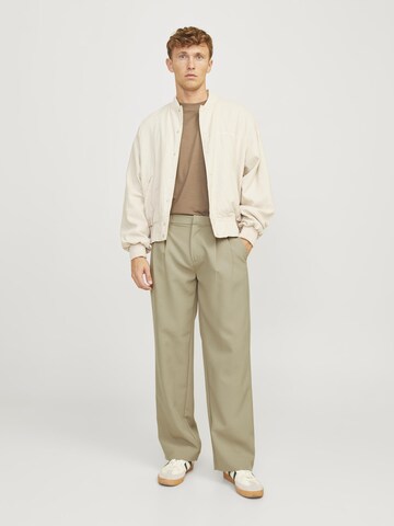 Wide Leg Pantalon à pince 'JPSTBill JJDaytona' JACK & JONES en gris