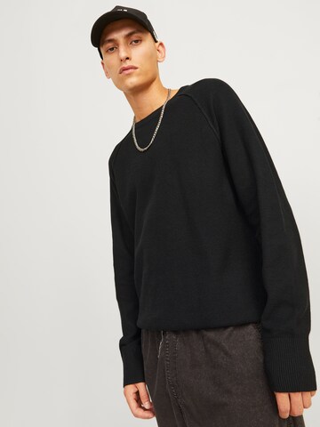 JACK & JONES Pullover 'MASON' in Schwarz