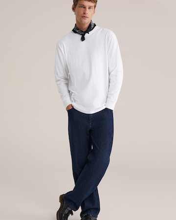 WE Fashion Тениска в бяло