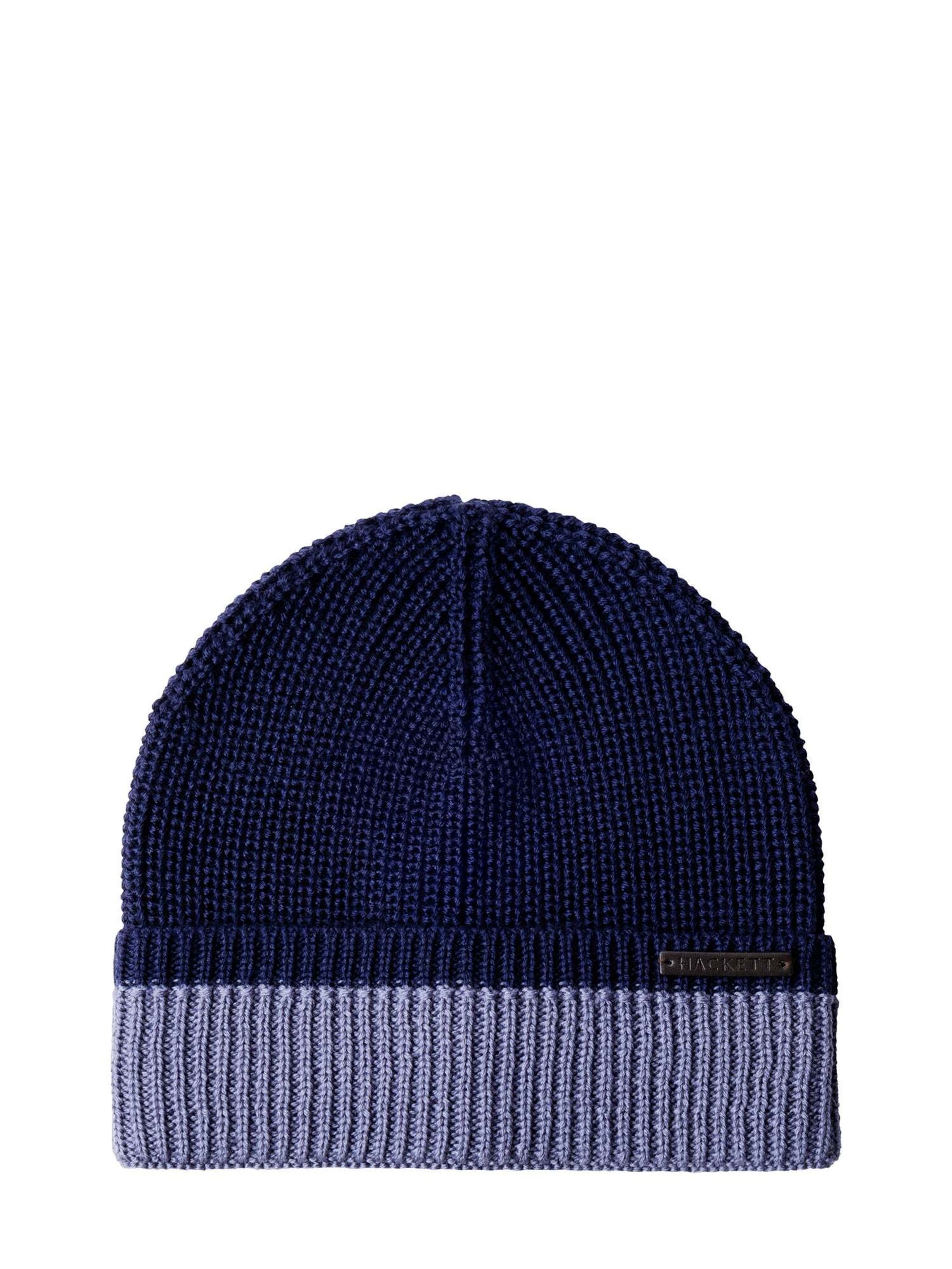 Hackett London Mütze in Blau: Vorderseite