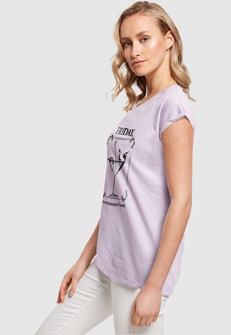 Mister Tee T-Shirt 'F-Word' in Lila