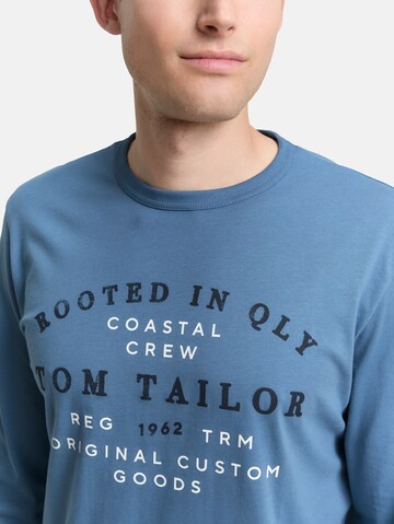 TOM TAILOR Shirt in Blau