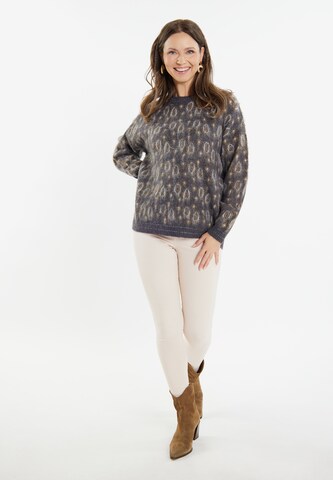 usha FESTIVAL Sweater in Brown