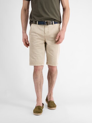 Regular Pantalon chino LERROS en beige : devant