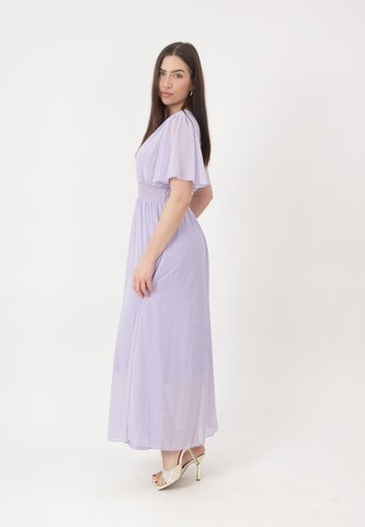 Elara Dress in Purple