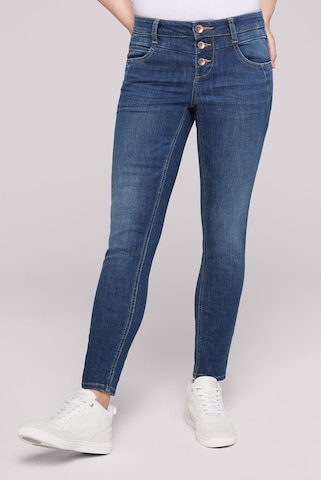 Soccx Slimfit Jeans 'MI:RA' in Blau: predná strana
