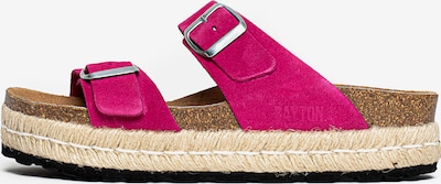 Bayton Pantoletter 'ALCEE' i fuchsia, Produktvisning