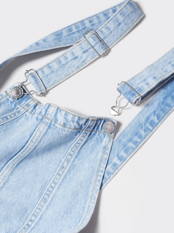 MANGO Loose fit Jean Overalls 'Alaia' in Blue