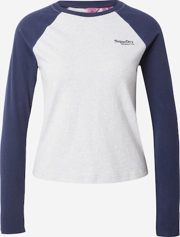 Superdry Тениска 'Essential' в синьо: отпред