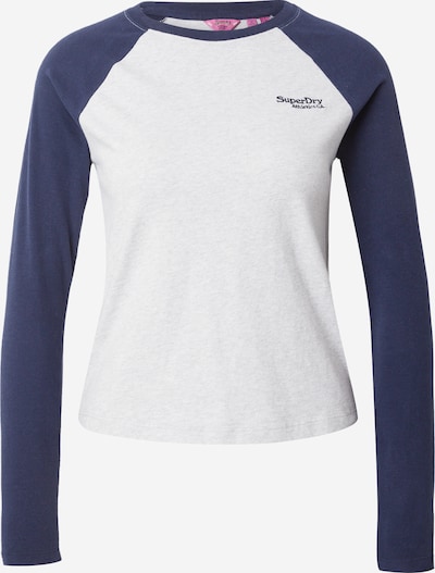 Superdry T-shirt 'Essential' i marinblå / ljusgrå, Produktvy