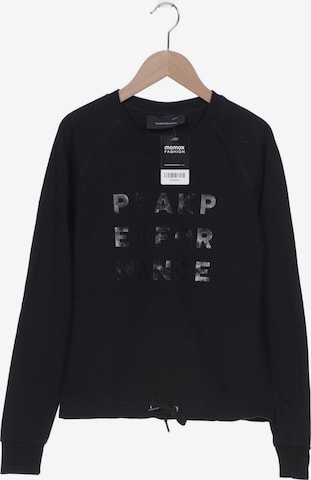 PEAK PERFORMANCE Sweatshirt & Zip-Up Hoodie in M in Black: front