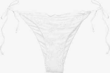 Pull&Bear Bikinihousut värissä valkoinen: etupuoli