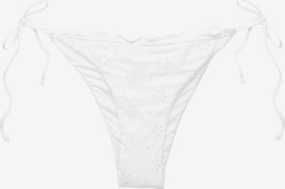 Slip costum de baie Pull&Bear pe alb, Vizualizare produs