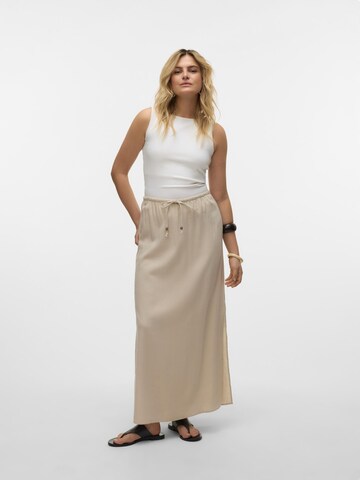 Jupe 'MYMILO' VERO MODA en beige