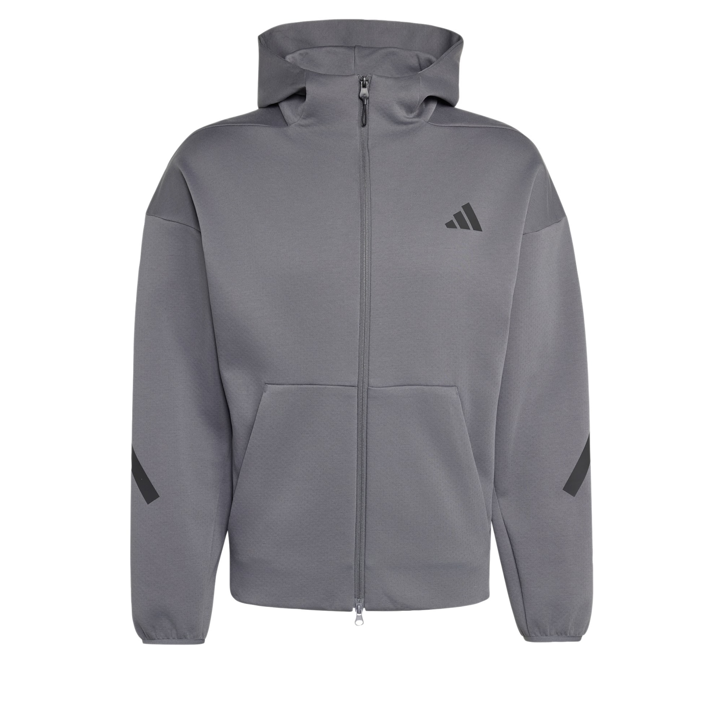 Veste de survêtement 'Z.N.E.' ADIDAS SPORTSWEAR en gris : devant