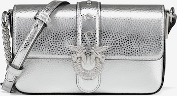 Sac à bandoulière 'Love One Mini' PINKO en argent : devant