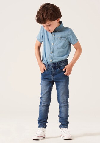 GARCIA Slimfit Jeans 'Xevi' in Blauw