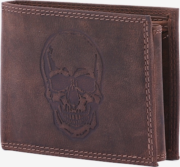 Sergio Valentini Portemonnee in Bruin: voorkant