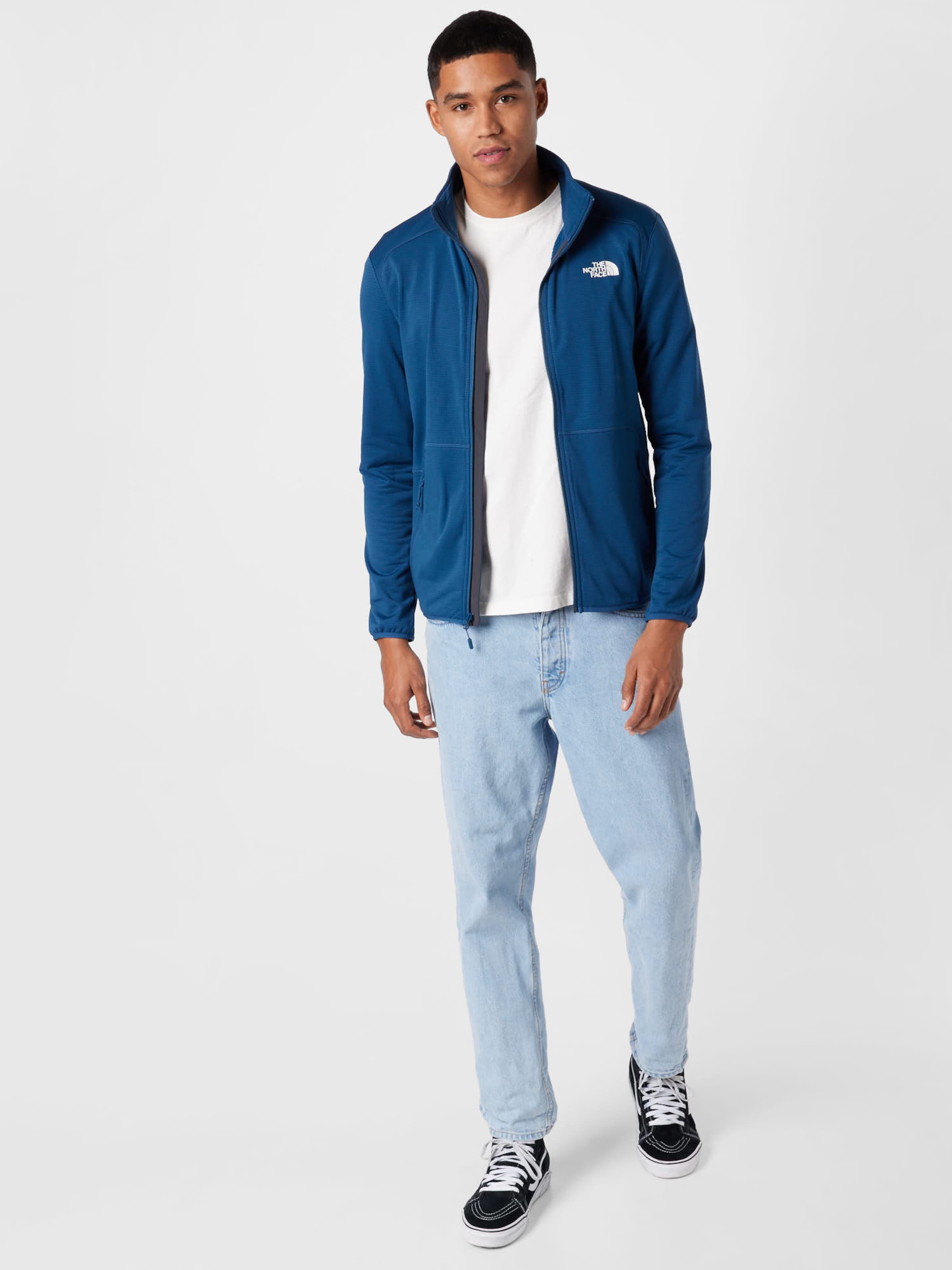 Männer Sportbekleidung THE NORTH FACE Jacke 'Quest' in Blau - GN17076