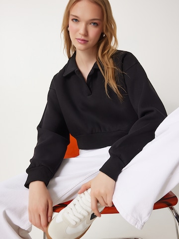 Happiness İstanbul Majica | črna barva